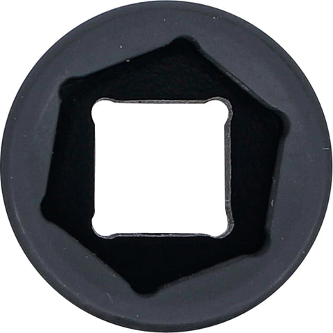 Impact Socket Hexagon 32 Mm For Three Quarter Inch Drive, Heavy Duty Chrome Molybdenum Steel, Black Phosphate Finish