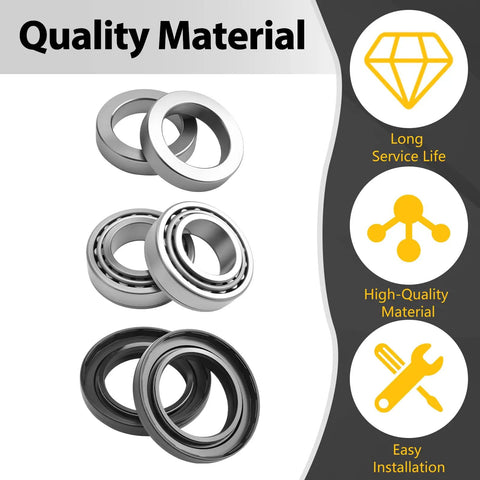 Rear Axle Bearing With Inner Spacer Oil Seal Kit For Frontier 2005-2014, Armada 2005-2015 And Titan 2004-2015
