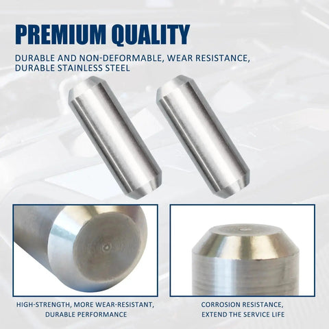 Two Piece Bellhousing Alignment Dowel Pins For Chevy LS LT Engines Extended Length To Precisely Align Transmission From Small Block To Big Block V8
