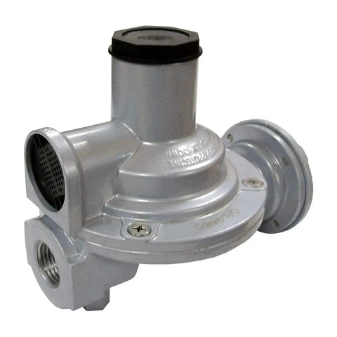 Compact Two Stage Propane Regulator With Integrated First And Second Stage, 1,000,000 BTU/hr capacity by Fairview, side view