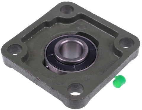 3/4 Inch Four Bolt Flange Bearing With Set Screws UCF204-12 shown in a front angle view.