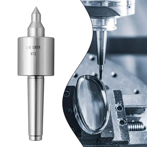 Lathe Live Center Pro Grade MT2 MT3 MT4 Tapers High Speed Turning With Triple Ball Bearing Design Lengthened Spindle CNC