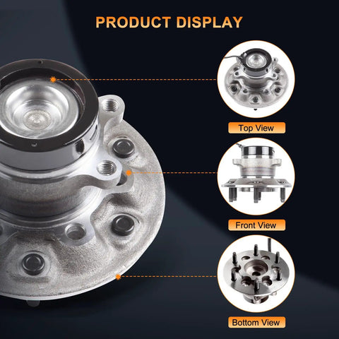 Front Wheel Hub And Bearing Assembly For 2004 2008 Chevy Colorado, 2006 2008 GMC Canyon, 2007 2008 Isuzu I 290 6 Lug 2WD With ABS