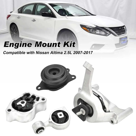Nissan Altima 2.5L Engine Motor Mount Set For 2007-2017 Auto Transmission Replace A4350 A4353 A4340 A4339 Direct Fit