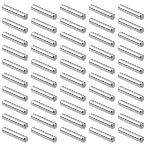 Universal 2X10mm Dowel Pin Wheel Hex Pins For RC Cars 60-Piece Set, 304 stainless steel, suitable for HSP Redcat WLtoys models