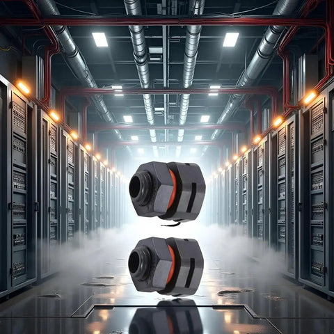 Two Pack IP68 Industrial Breather Vent With M12x1.5 Pressure Equalization Valve in server room for dust and water protection