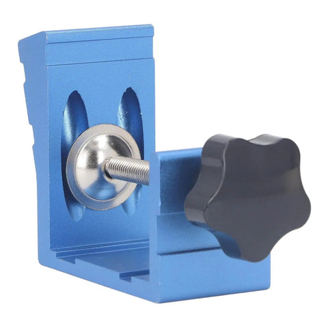 46 Piece Pocket Dowel Hole Jig Kit With Aluminum Alloy Guides For Precise Joint Angles, compact design for woodworking.