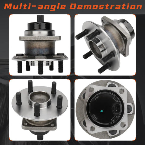 Rear Wheel Hub And Bearing Assembly Fits Pontiac Vibe 2003 2008 Toyota Celica 2000 2005 Corolla Matrix Prius 2004 2009 Scion tC 2005 2010 ABS 5 Lug FWD