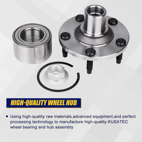 Front Wheel Bearing And Hub Assembly 518515 Fits Ford Escape 2001 2012 Mazda Tribute 2001 2011 Mercury Mariner 2005 2011