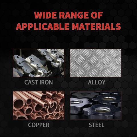 Wide range of applicable materials including cast iron, alloy, copper, and steel for Annular Cutter Set 13 Pc for Magnetic Drill Press by S F Stead Fast.
