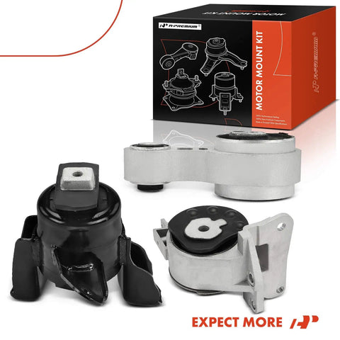 3 Piece Engine Motor Mount And Transmission Torque Strut Set For Ford Fusion 2010 2011 2012 And Mercury Milan 2010 2011 2.5L