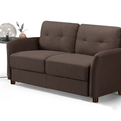 Brown sofa with 2 Inch Wood Furniture Feet Set Of 4 With Pre Drilled M8 Bolts Not Adjustable Short Solid Hardwood Replacement Legs