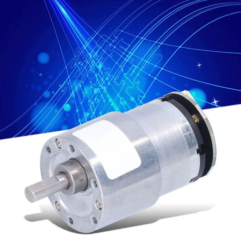 JGB37-520 DC12V Gear Motor with Encoder and High Torque Metal Gearbox, suitable for household appliances and money counters, 333 RPM