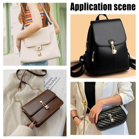Application scene of Golden Triangle Turn Lock Clasp Set for Purses and Handbags 2.1 Inch 6 Pack Twist Lock Closures Alloy.