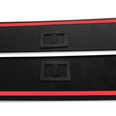 Close-up of Pillar Trim Door Molding For 2008-2020 Town And Country Grand Caravan Left Front with adhesive tape