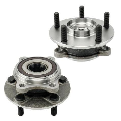 Front Wheel Hub Assembly 513354 Fits Mazda 3 2014 2015 2016 2017 2018 and CX3 2016 2017 2018 2019 2020 2021 5 Lug Bearings Replacement Durable OEM Equivalent