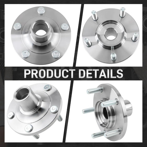 2 Pack Front Wheel Bearings And Hub Assemblies Replacement Kit For Mazda 3 2005-2013 And Mazda 5 2006-2010 Replaces LS-WHB003