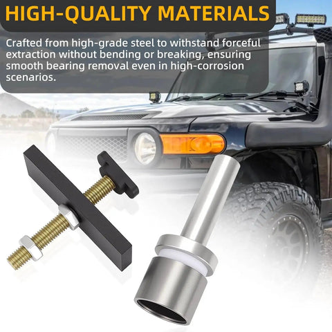 CV Axle Bearing Puller Tool Kit For Toyota 8 Inch Front Differential Tacoma 4Runner FJ Cruiser 2003 2018 Replace OE 18195