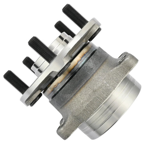 Side view of Rear Wheel Bearing And Hub Assembly Pair For Subaru Crosstrek 2016 Through 2018, Crosstrek 2019 Through 2020, Impreza 2012 Through 2021, Forester 2014 Through 2018 And XV Crosstrek 2013 Through 2015 5 Lug Durable OEM Grade