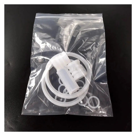 15 Plus 2 Pcs Silicone Seal Rings Gaskets Tubes And Components Set For VEVOR Ice Cream Machines And YKF Soft Serve Makers Replacement Spare Parts Easy Install Durable High Quality in a clear bag