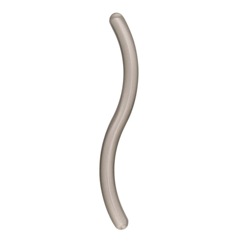 3-3/4 Inch Center To Center Satin Nickel Cabinet Pull In Everyday Heritage Style, 1 Pack Drawer Pull, front view.