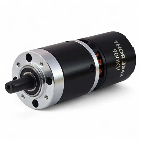 Beefy Power Thor 3548 Planetary Gear Brushless Outrunner Motor 18V DC 900KV 51 To 1 Gear Ratio 24.7 Nm Torque 36mm Gearbox 8mm Shaft