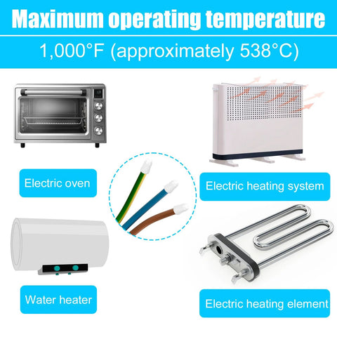 30pcs ceramic wire connectors, high-temperature porcelain insulated butt connectors for electric heating system repairs
