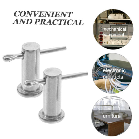 Stainless Steel B Type Cylindrical Flat Head Pins For Quick Alignment In Machinery, Furniture, And Electronics, side view shown