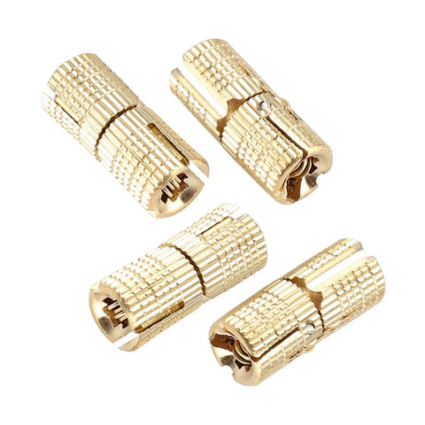 Pack of 4 copper finish hinges, Hidden Barrel Hinge For Jewelry Box And Cabinet Brass Concealed Hinges With 180 Degree Opening Copper Finish 0.8 By 1.8 Cm