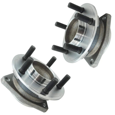 Two Piece Front Wheel Bearing And Hub Assembly Set For 2012 Through 2023 Chrysler 300, Dodge Challenger, And Charger Driver Side And Passenger Side Replacement OEM Grade Quality