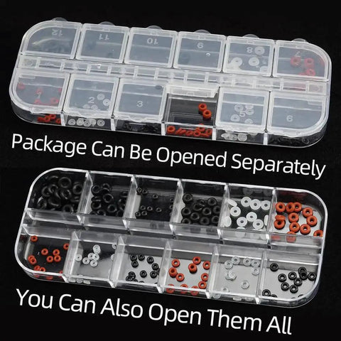 144 Piece O Ring Set In 12 Sizes Made From Nitrile NBR Buna N Material Includes Installation Tools And Handy Organizer Case