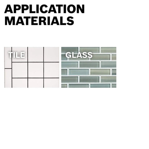 Tile and glass surfaces, application materials for Carbide Tipped Glass Drill Bit One Quarter Inch GT300 With Three Flat Shanks.