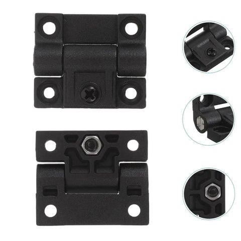 Plastic Cabinet Door Hinges HAPINARY 90 Degree Folding Desk Hinge With Torque Position Control For Electrical And Industrial Boxes 1 Pair Pro Grade Durable Plastic Construction For Cabinets Desks And Electrical Enclosures In Home Or Workshop