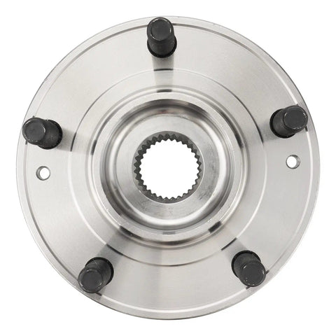 Beefed-Up Front And Rear Wheel Hub Bearing Assembly 2-Pack For Kia Sorento 2011-2015 FWD 5 Lug, top view with bolt details