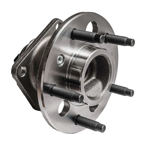 Pair Rear Wheel Hub Bearing Assemblies Replacement for Chevy Malibu, Pontiac Grand Am, front view showing 5 lug design