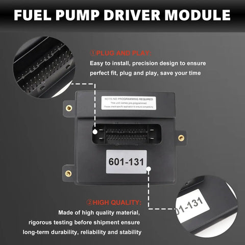 Fuel Pump Driver Module 601-131 Replaces 20877116 For 2010-2012 GM Trucks And SUVs Like Silverado Suburban Tahoe Escalade Yukon XL