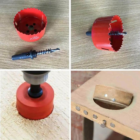 Heavy Duty 80mm Hole Saw Drill Bit With Arbor For Wood PVC Board And Plasterboard Pro Grade Bimetal HSS Cutter Delivers Clean Cuts