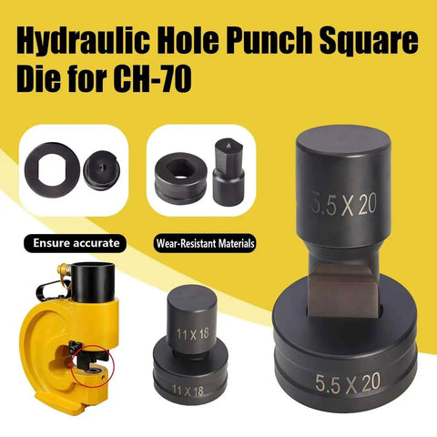 Oval Slotted Die For CH-70 Hydraulic Press Replacement Hole Punch Die For Heavy Duty Punching Machine
