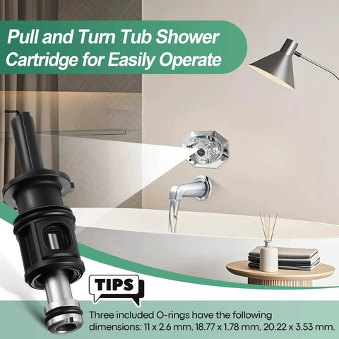 Replacement Shower Cartridge Compatible With Pfister Avante Series Lavatory Tub And Shower Faucets 9742920 S74-2920 Metal Stem