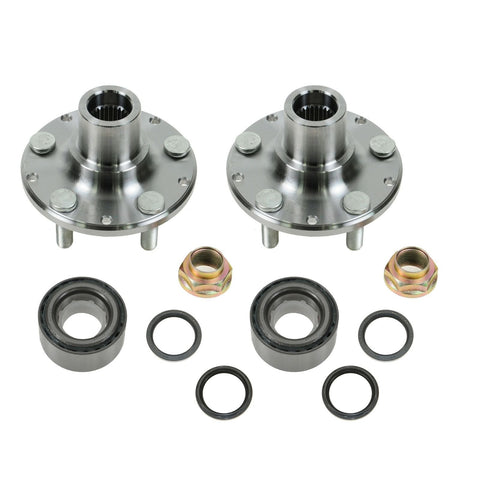Front Wheel Hub Bearing Seal Kit With Inner And Outer Seals, Bearings And Hubs For Forester, Impreza And Legacy ABS, OEM-Grade Replacement
