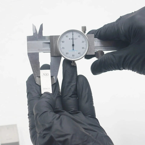 0 To 6 Inch Imperial Dial Calipers With Four Way Measurements, 0.001 Inch Precision, Shock Proof Stainless Steel Caliper in use