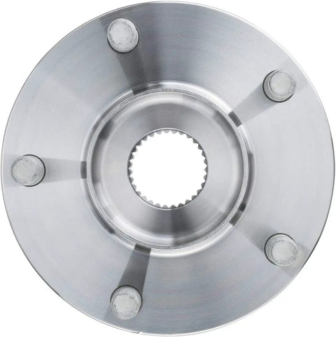 Top view of front wheel hub bearing from Beefed Up Front Wheel Hub Bearings And Sway Bar End Links Replacement Kit For Mazda CX5 2013 To 2024 And Mazda6 2014 To 2021 Includes 2 Hub Bearings And 2 Sway Bar End Links For A Smoother Ride And Confident Handling.