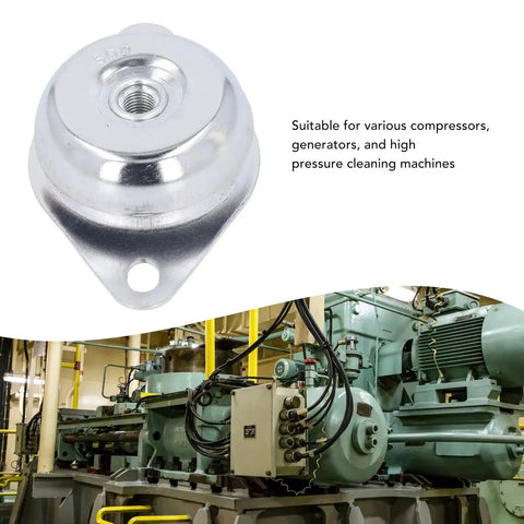 Heavy Duty Generator Anti Vibration Pad With 500Kg Load Capacity Rubber Shock Isolator in industrial setting