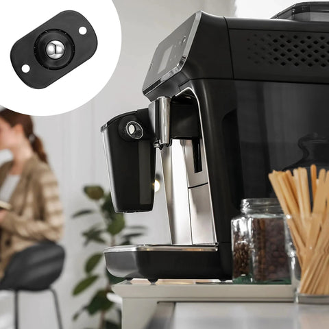 8 Pack Self Adhesive Caster Wheels With 360 Degree Swivel For Small Kitchen Appliances Coffee Machine in Modern Kitchen