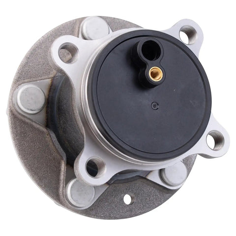 Rear Left And Right Wheel Bearing And Hub Assembly Kit For 2019 2021 Mazda 3 And 2020 2021 CX 30 Front Wheel Drive Two Piece Replacement Set For Easy DIY Friendly Install, close-up view.