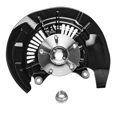 Front Left Steering Knuckle With Wheel Hub Bearing Assembly For Toyota Highlander AWD 2008-2013 3.5L V6 Driver Side Replacement