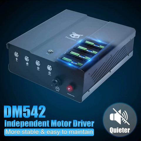 DM542 drivers controller box part of NEMA 23 Stepper Motor Upgrade Kit For Masuter 3 CNC Router with four open loop motors