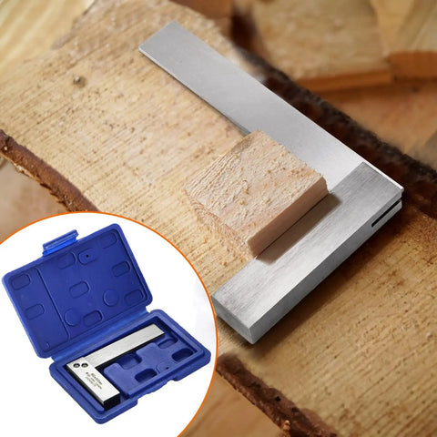 Machinist Square Set For Woodworking And Metalworking Suwimut 2 Inch 3 Inch 4 Inch And 6 Inch Hardened Steel Squares shown with case