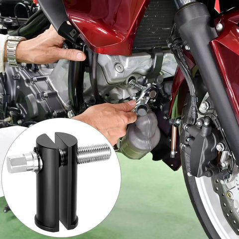 Bearing Removal Tool And Neck Bearing Race Remover For Motorcycle Neck Bearings 1-1/8 To 2-5/8 Inches Inner Diameter in use