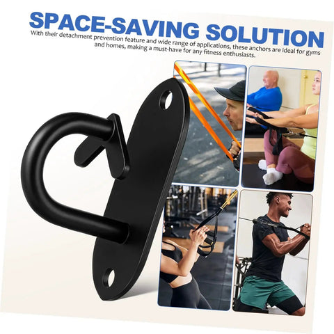 Resistance Band Anchors Ceiling Hangers For Secure Wall Mounting And Versatile Home Gym Use With Easy Installation shown in use